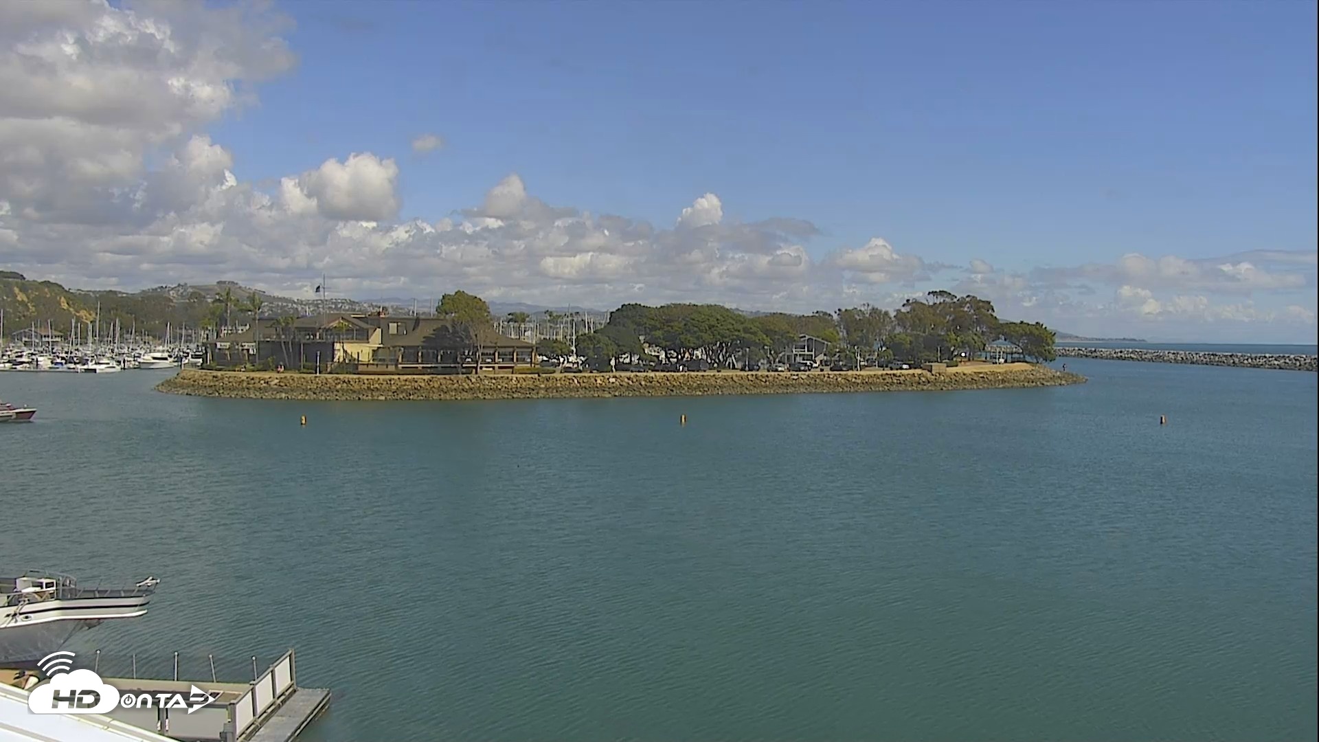 Snapshot of Dana Point Harbor Laguna Cliffs Resort Live Webcam taken Apr 13, 2026, 2:23pm PDT