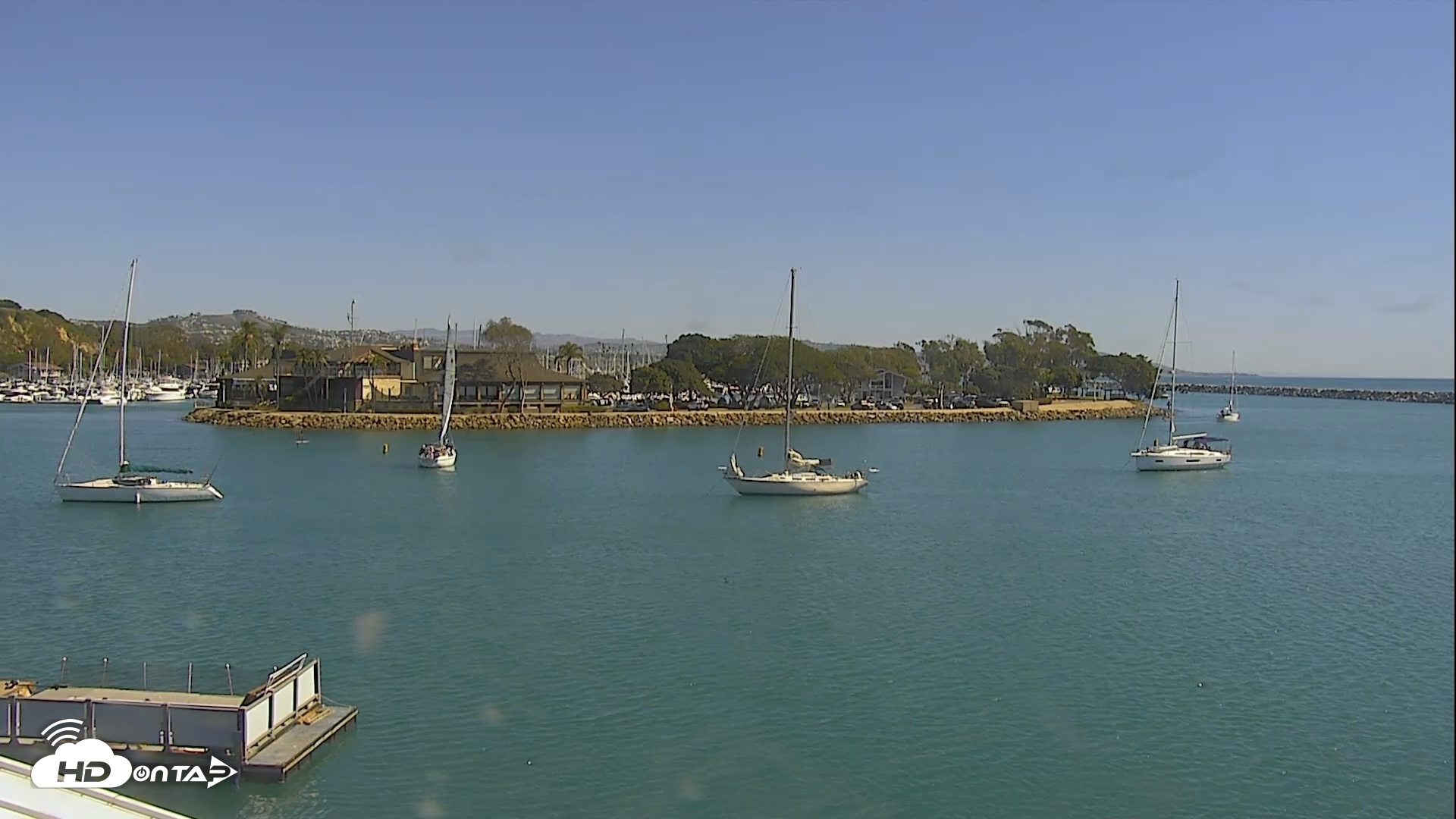 Snapshot of Dana Point Harbor Laguna Cliffs Resort Live Webcam taken Oct 15, 2026, 1:05pm PDT