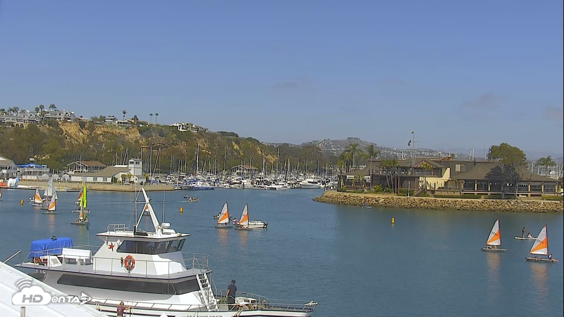 Snapshot of Dana Point Harbor Laguna Cliffs Resort Live Webcam taken Jun 17, 2026, 2:58pm PDT