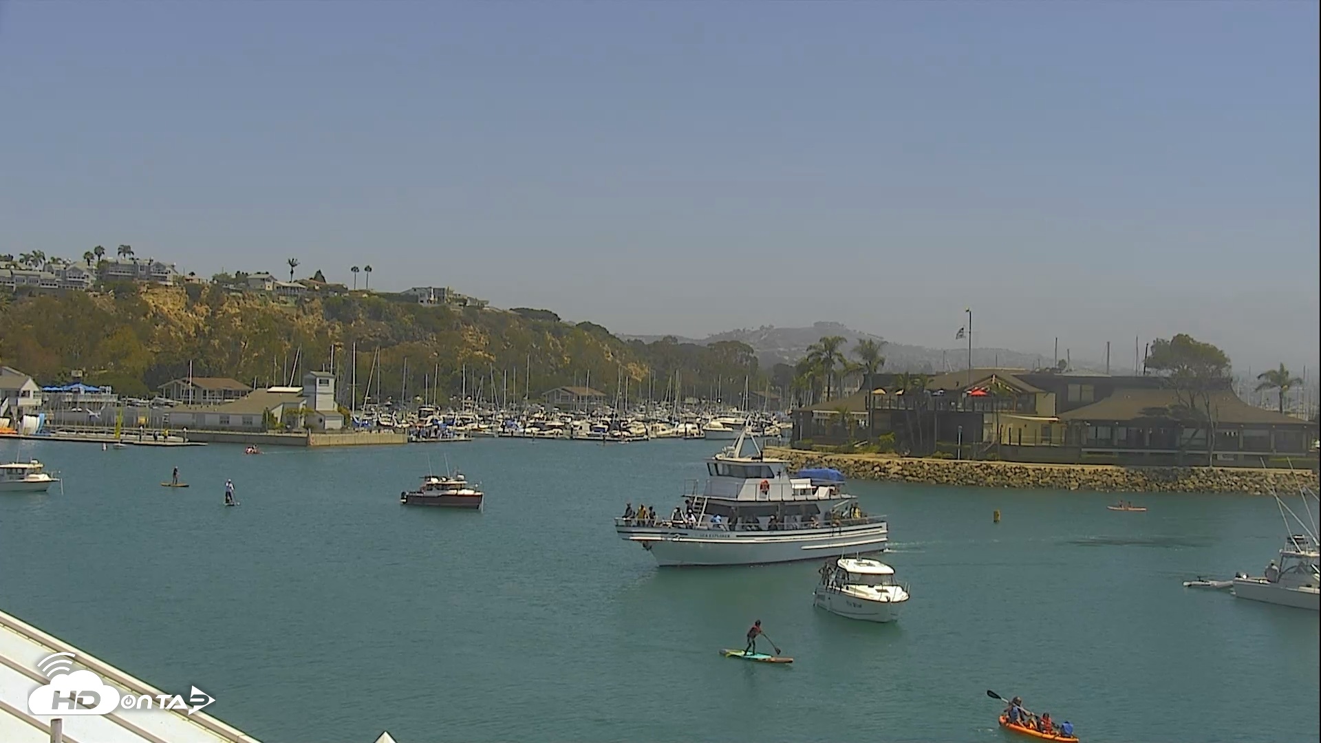 Snapshot of Dana Point Harbor Laguna Cliffs Resort Live Webcam taken Aug 1, 2026, 12:30pm PDT