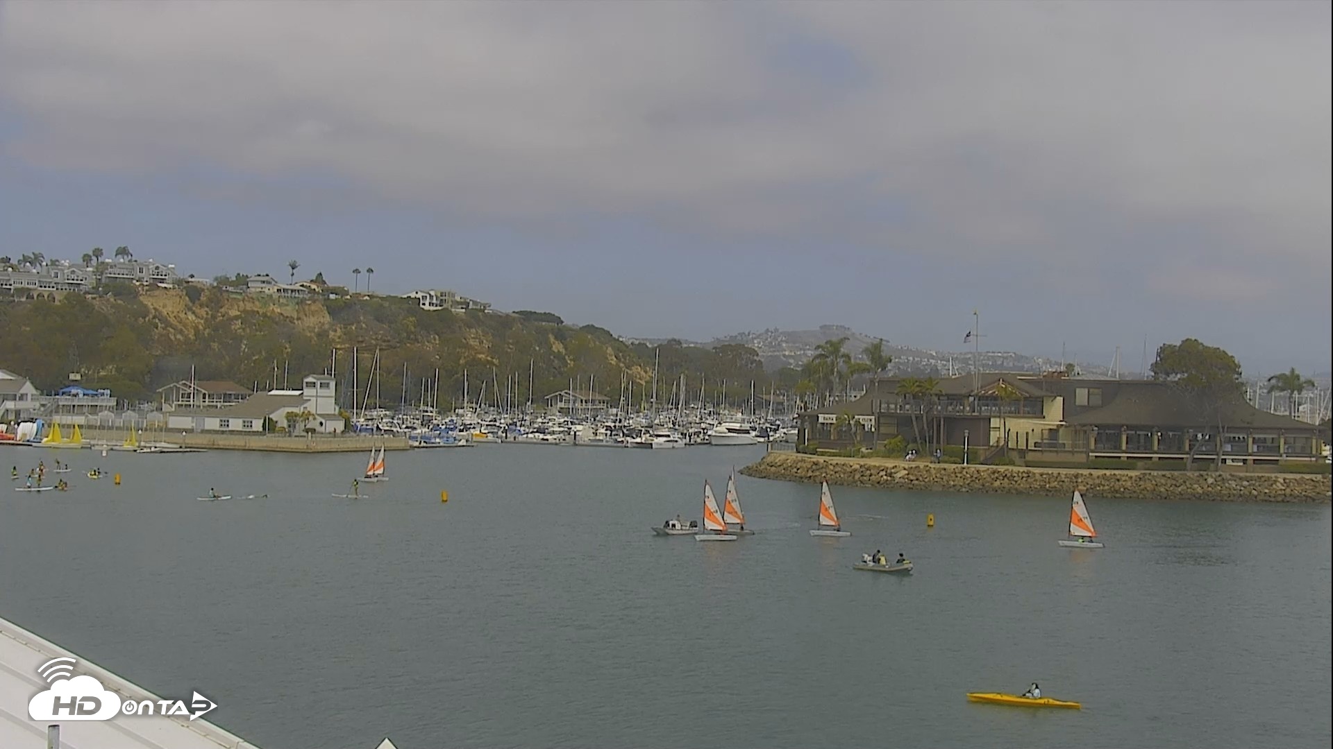 Snapshot of Dana Point Harbor Laguna Cliffs Resort Live Webcam taken Jun 24, 2026, 2:37pm PDT