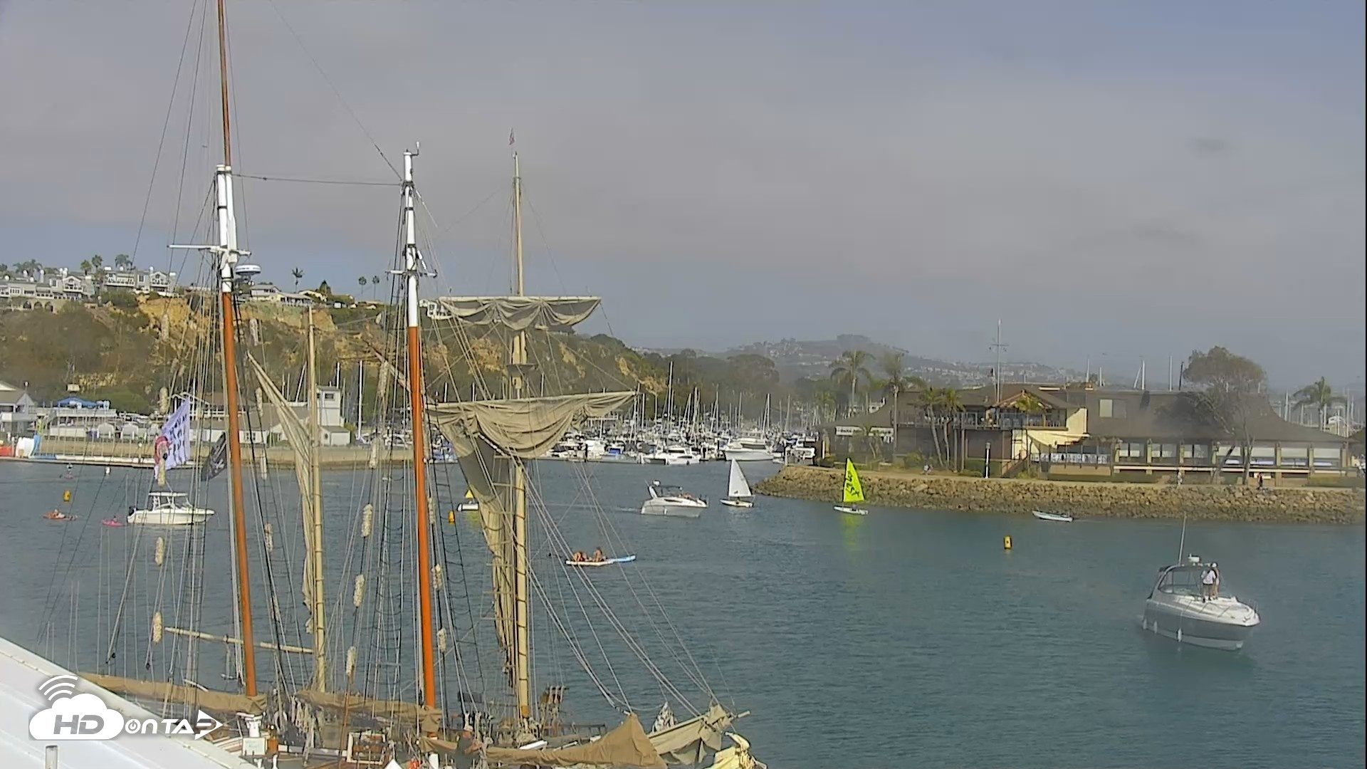 Snapshot of Dana Point Harbor Laguna Cliffs Resort Live Webcam taken Sep 12, 2026, 3:31pm PDT