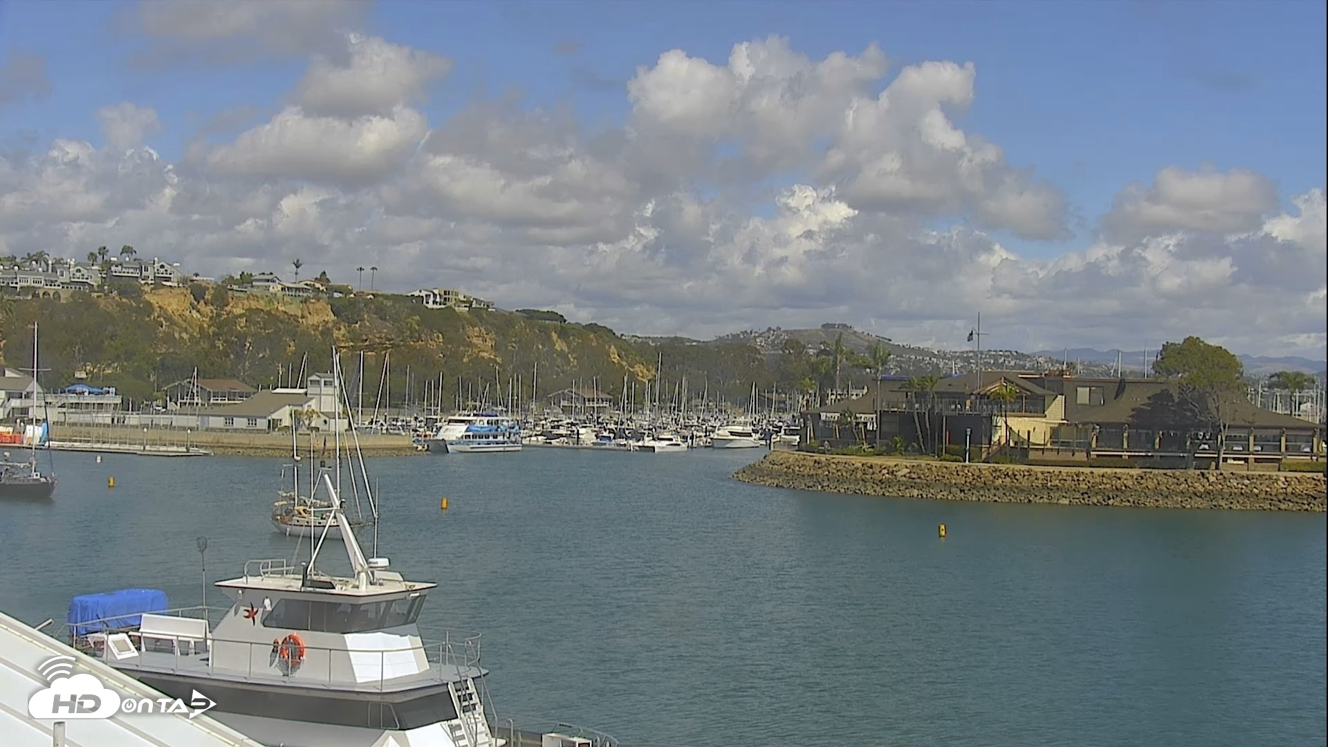Snapshot of Dana Point Harbor Laguna Cliffs Resort Live Webcam taken Apr 13, 2026, 2:32pm PDT