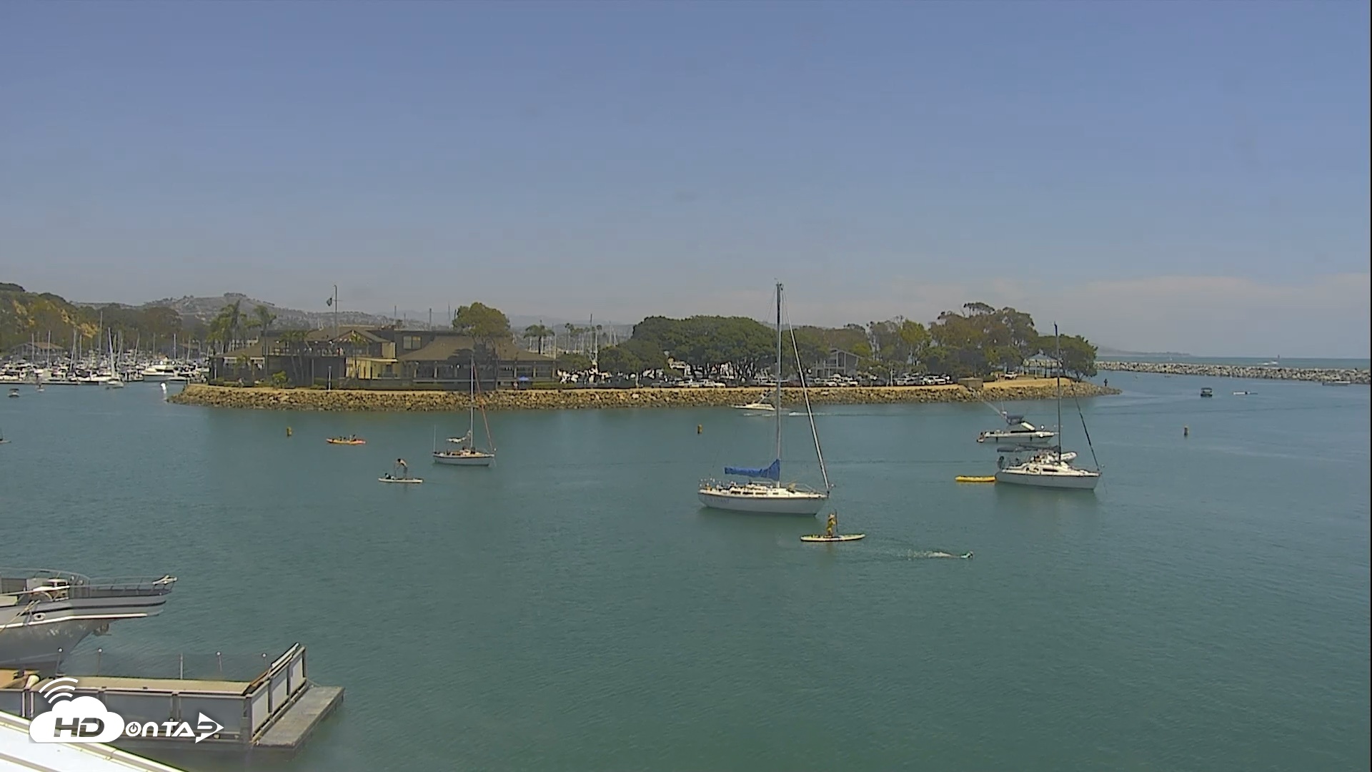 Snapshot of Dana Point Harbor Laguna Cliffs Resort Live Webcam taken Jun 7, 2026, 1:14pm PDT