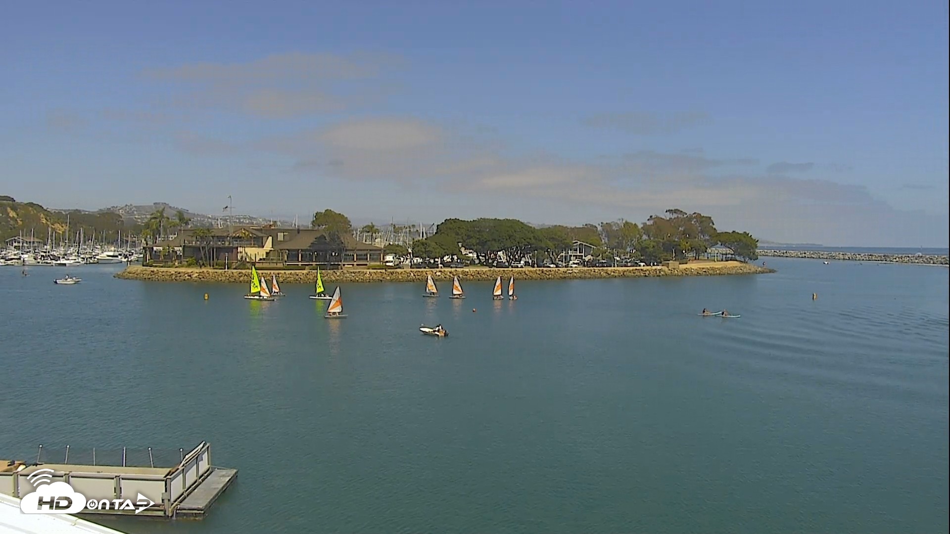 Snapshot of Dana Point Harbor Laguna Cliffs Resort Live Webcam taken Jun 17, 2026, 2:46pm PDT