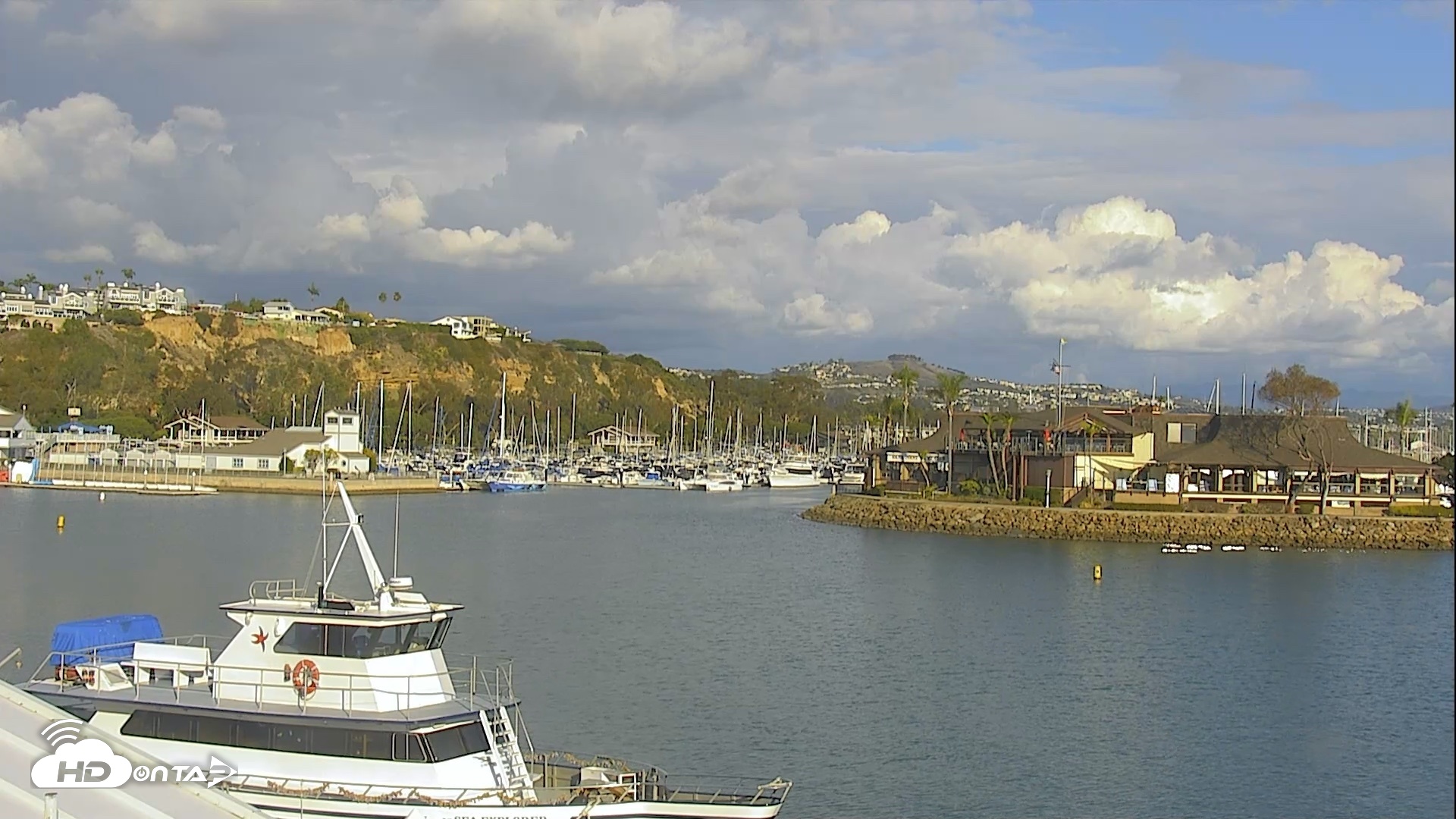 Snapshot of Dana Point Harbor Laguna Cliffs Resort Live Webcam taken Oct 23, 2026, 4:16pm PDT