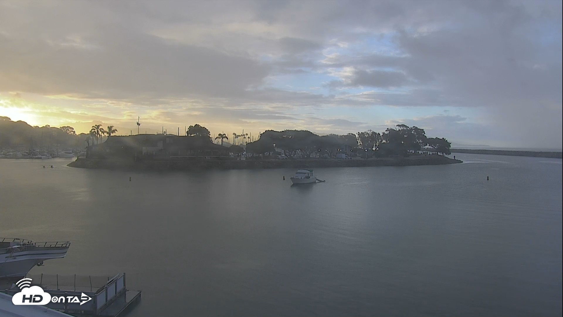 Snapshot of Dana Point Harbor Laguna Cliffs Resort Live Webcam taken May 29, 2026, 6:19am PDT