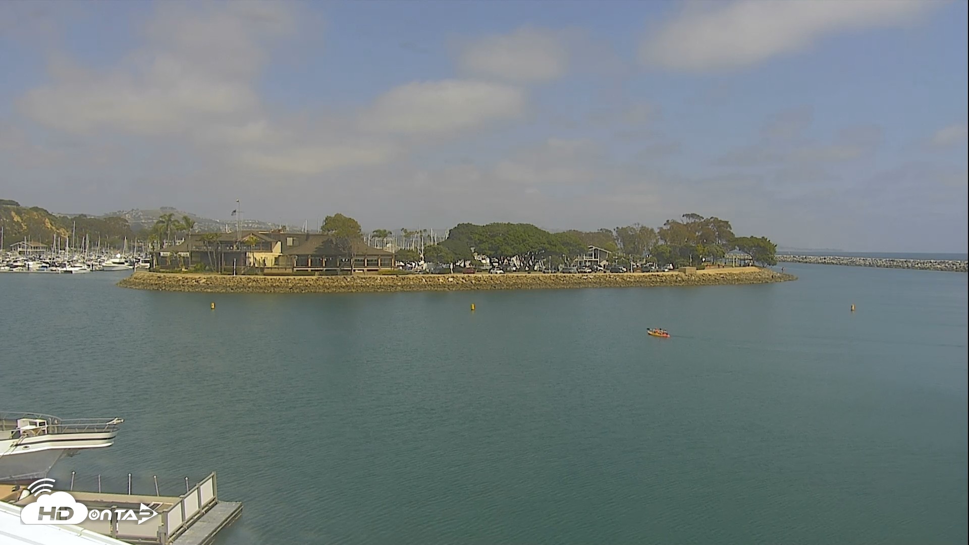 Snapshot of Dana Point Harbor Laguna Cliffs Resort Live Webcam taken Apr 30, 2026, 2:38pm PDT