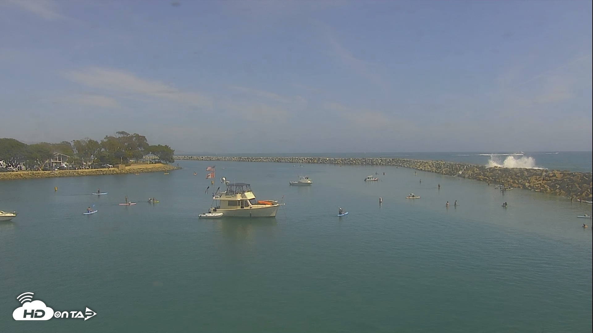 Snapshot of Dana Point Harbor Laguna Cliffs Resort Live Webcam taken Jul 24, 2026, 2:57pm PDT