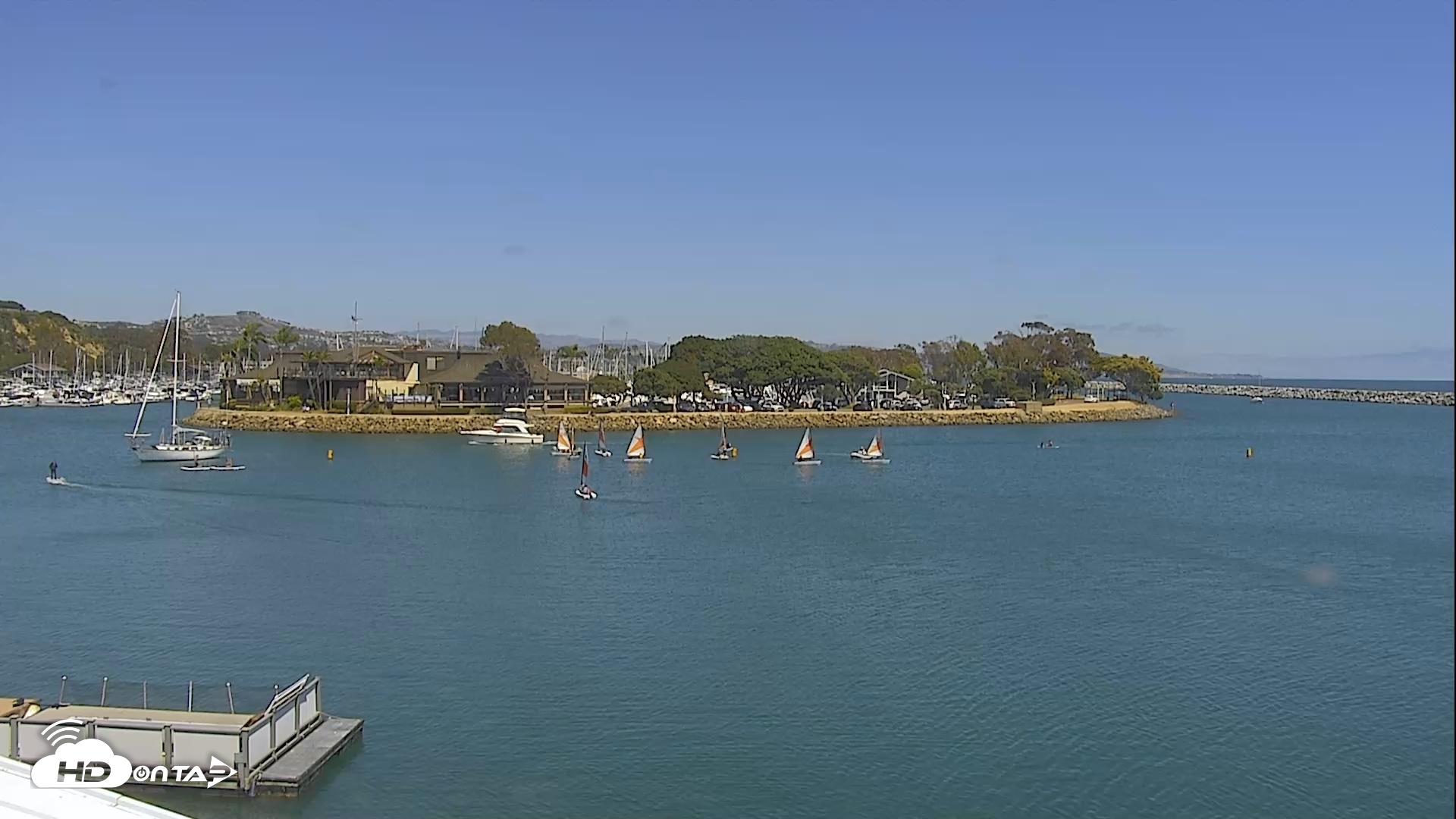 Snapshot of Dana Point Harbor Laguna Cliffs Resort Live Webcam taken Jun 19, 2026, 2:44pm PDT