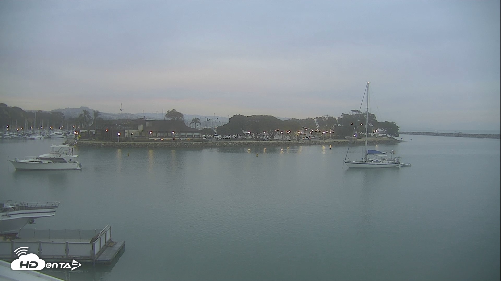 Snapshot of Dana Point Harbor Laguna Cliffs Resort Live Webcam taken Oct 10, 2026, 6:55am PDT