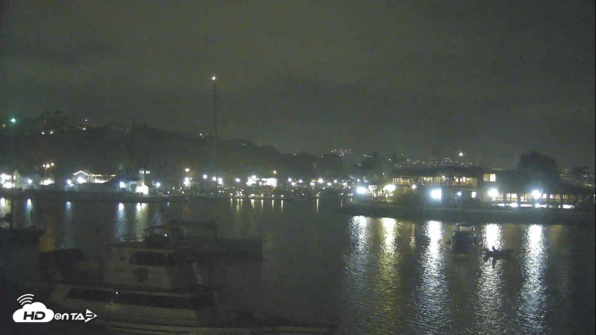 Snapshot of Dana Point Harbor Laguna Cliffs Resort Live Webcam taken May 21, 2026, 9:53pm PDT
