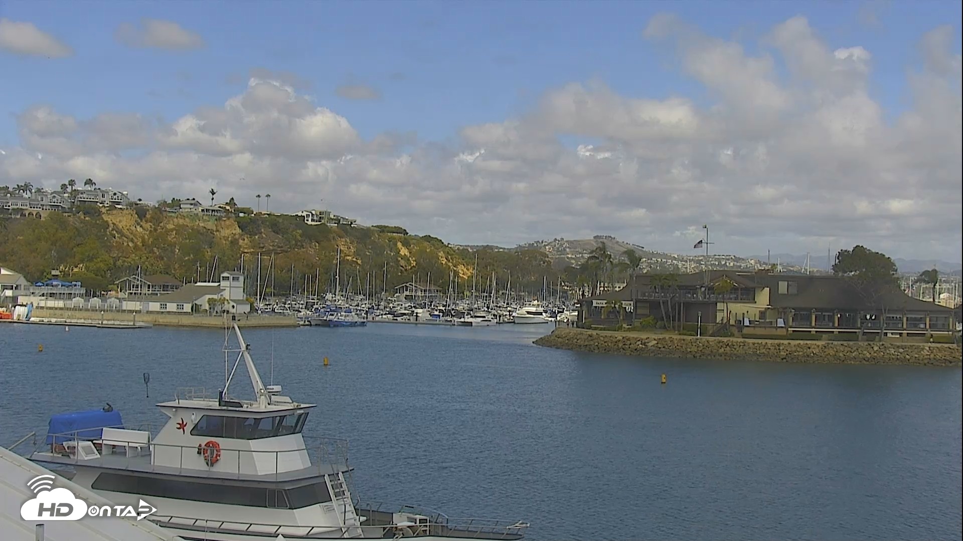 Snapshot of Dana Point Harbor Laguna Cliffs Resort Live Webcam taken May 27, 2026, 3:06pm PDT