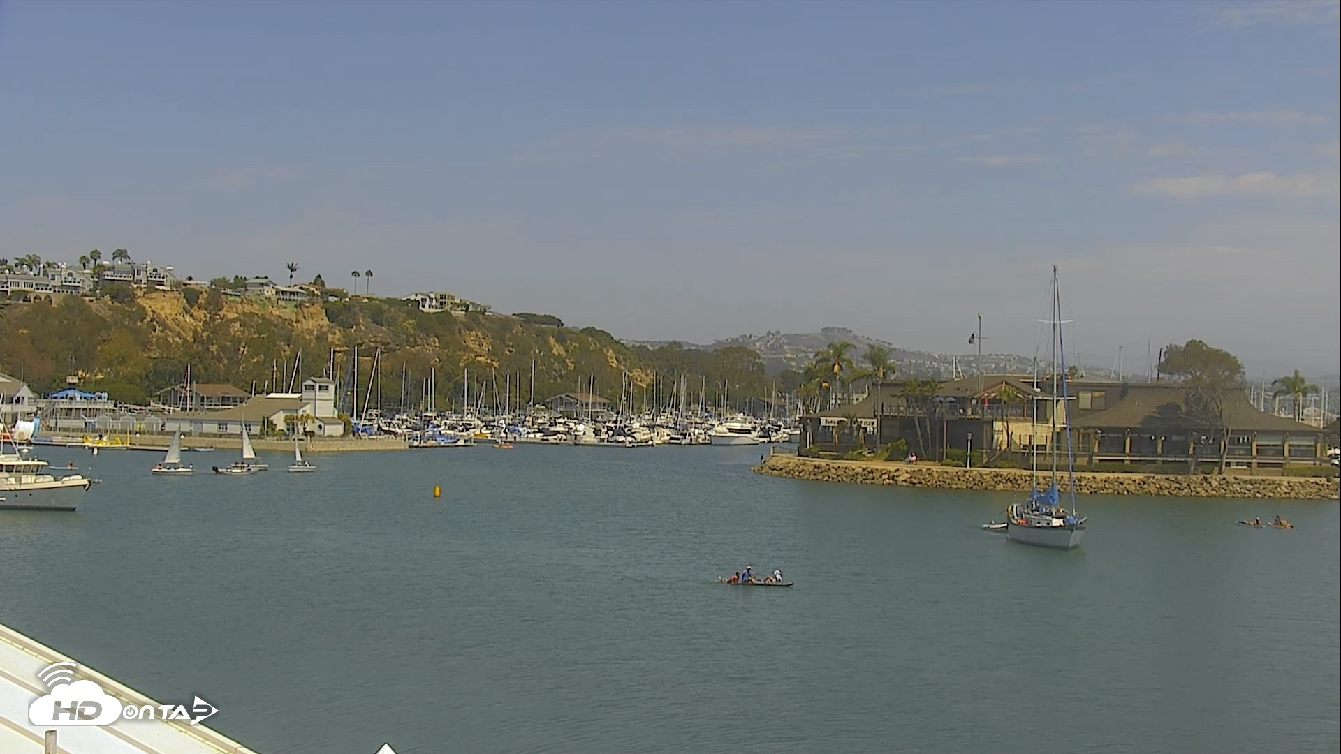 Snapshot of Dana Point Harbor Laguna Cliffs Resort Live Webcam taken Aug 5, 2026, 2:10pm PDT