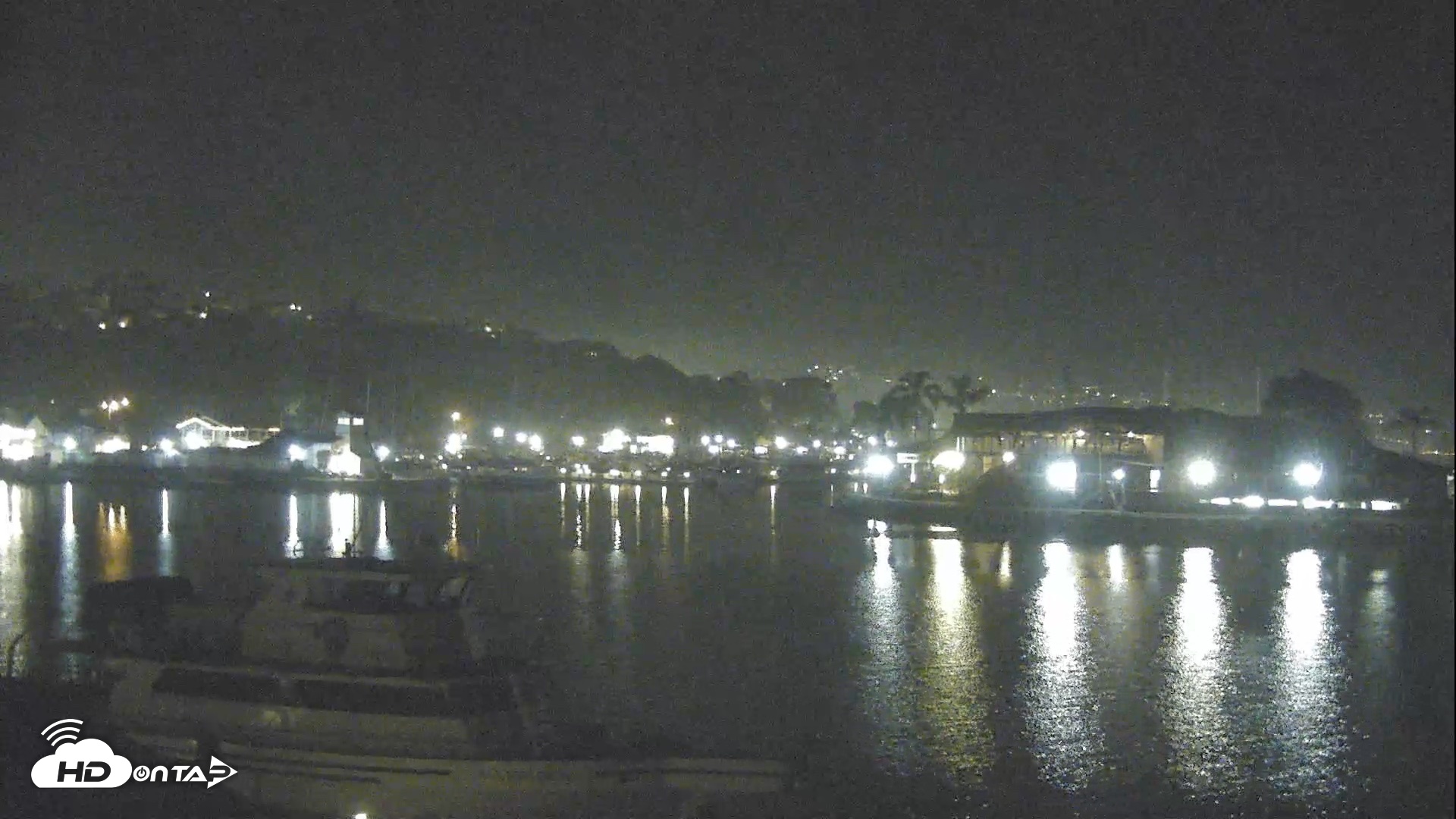 Snapshot of Dana Point Harbor Laguna Cliffs Resort Live Webcam taken May 19, 2026, 10:44pm PDT