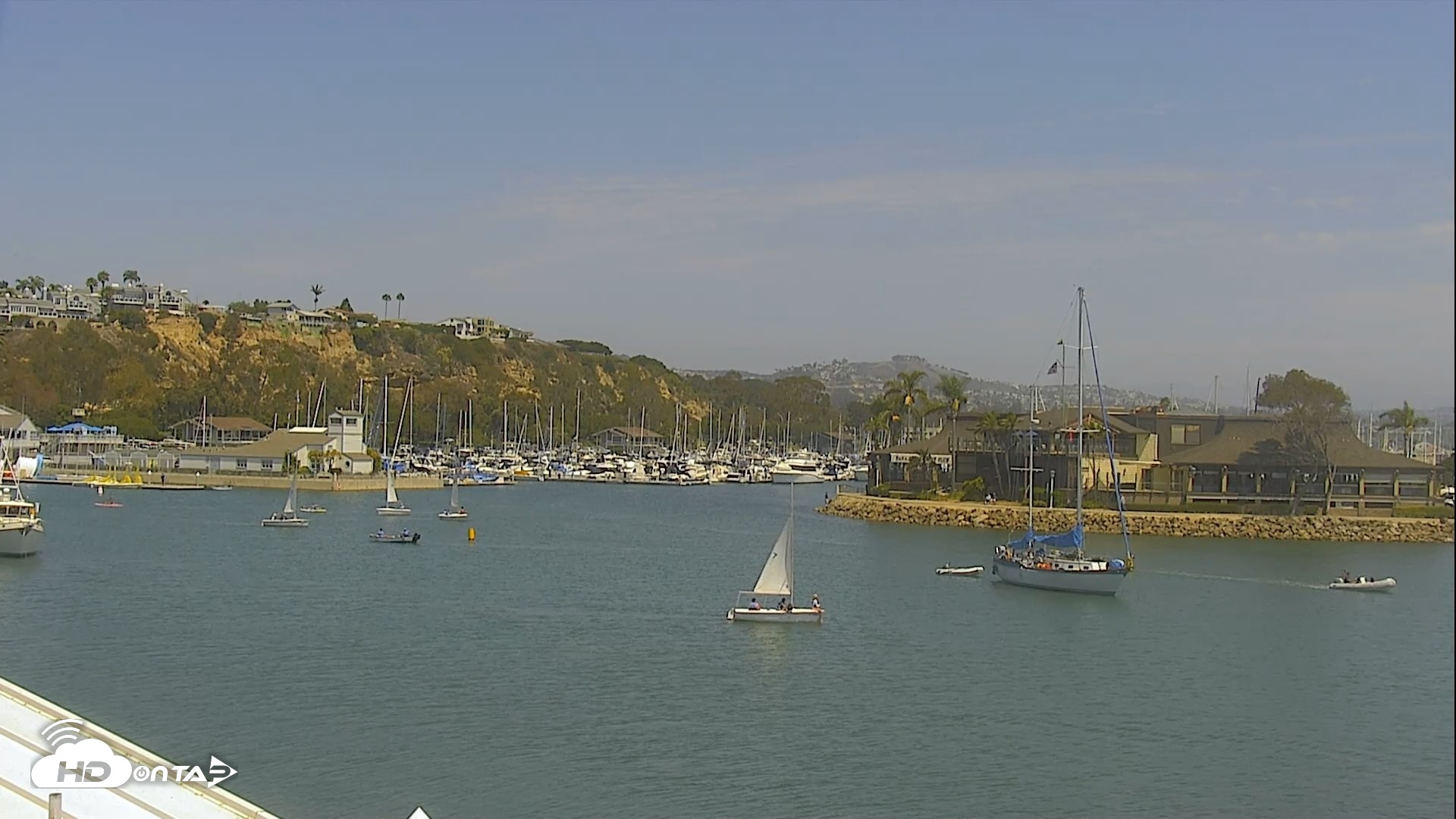 Snapshot of Dana Point Harbor Laguna Cliffs Resort Live Webcam taken Aug 5, 2026, 2:00pm PDT