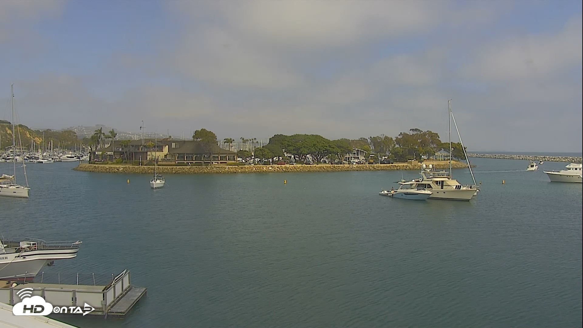 Snapshot of Dana Point Harbor Laguna Cliffs Resort Live Webcam taken May 21, 2026, 3:06pm PDT