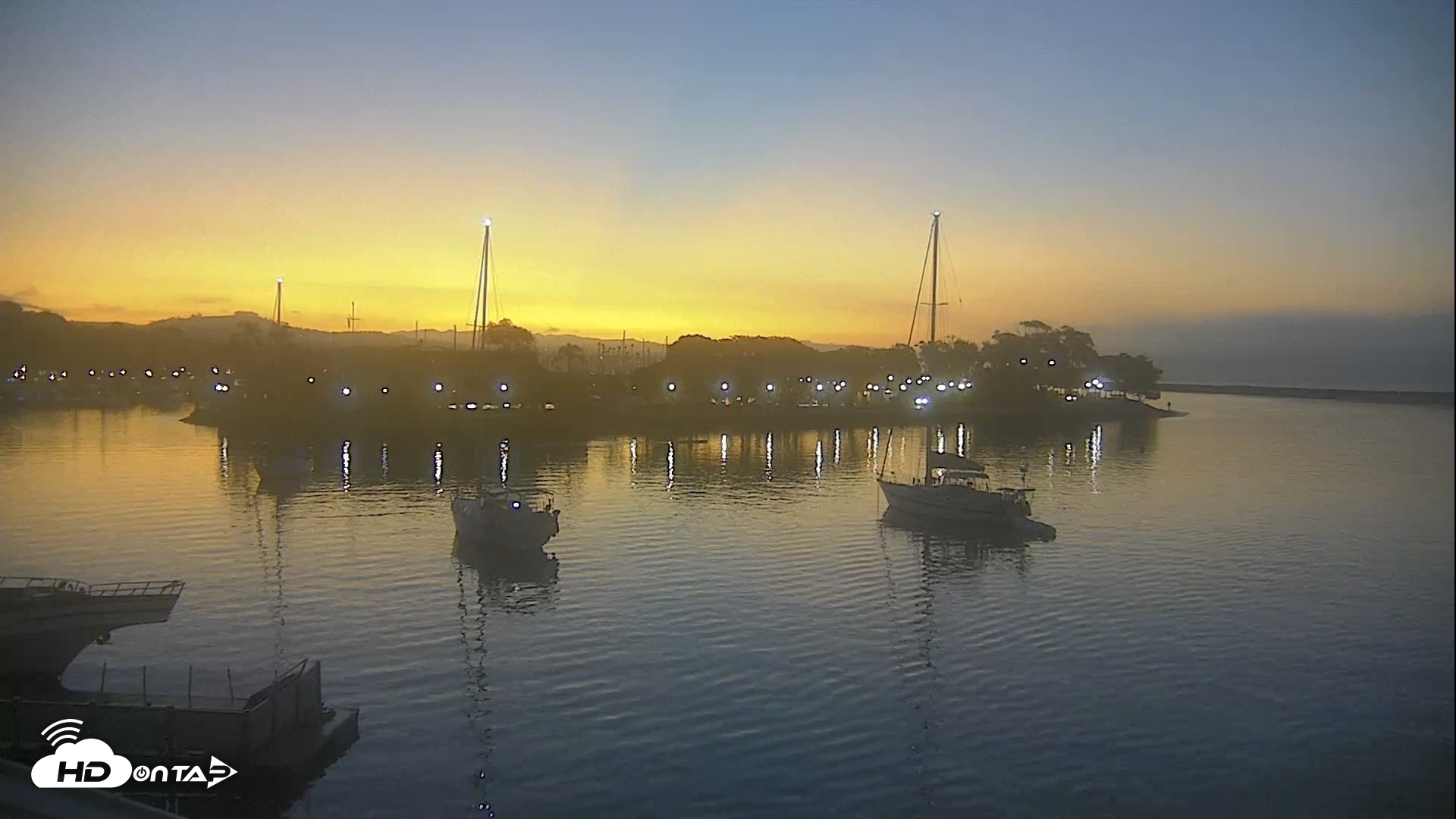 Snapshot of Dana Point Harbor Laguna Cliffs Resort Live Webcam taken Oct 9, 2026, 6:29am PDT