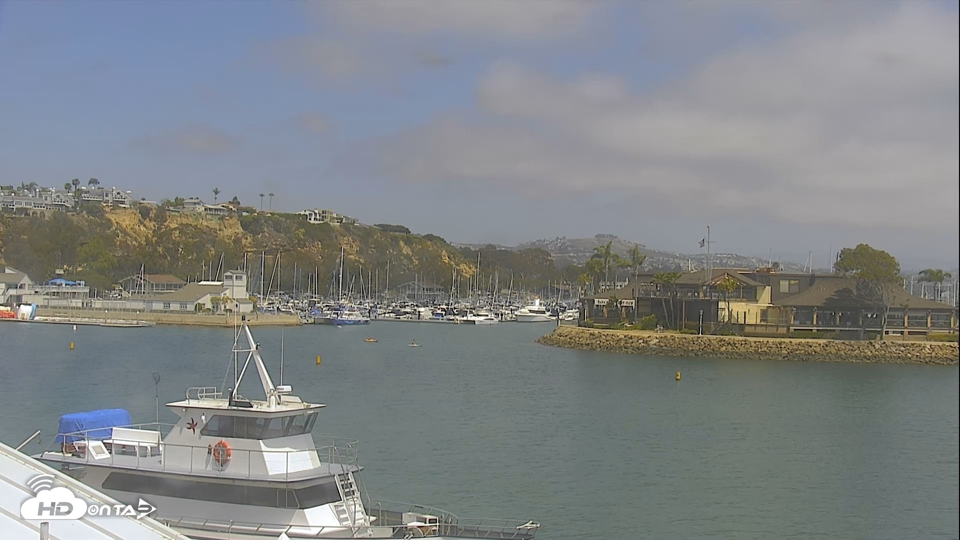 Snapshot of Dana Point Harbor Laguna Cliffs Resort Live Webcam taken May 7, 2026, 2:00pm PDT