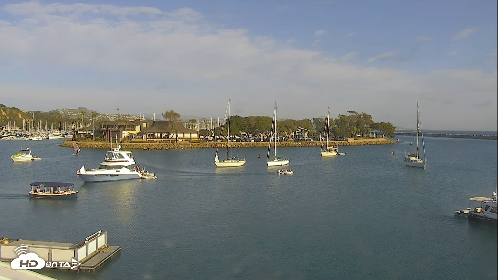 Snapshot of Dana Point Harbor Laguna Cliffs Resort Live Webcam taken Oct 17, 2026, 4:18pm PDT