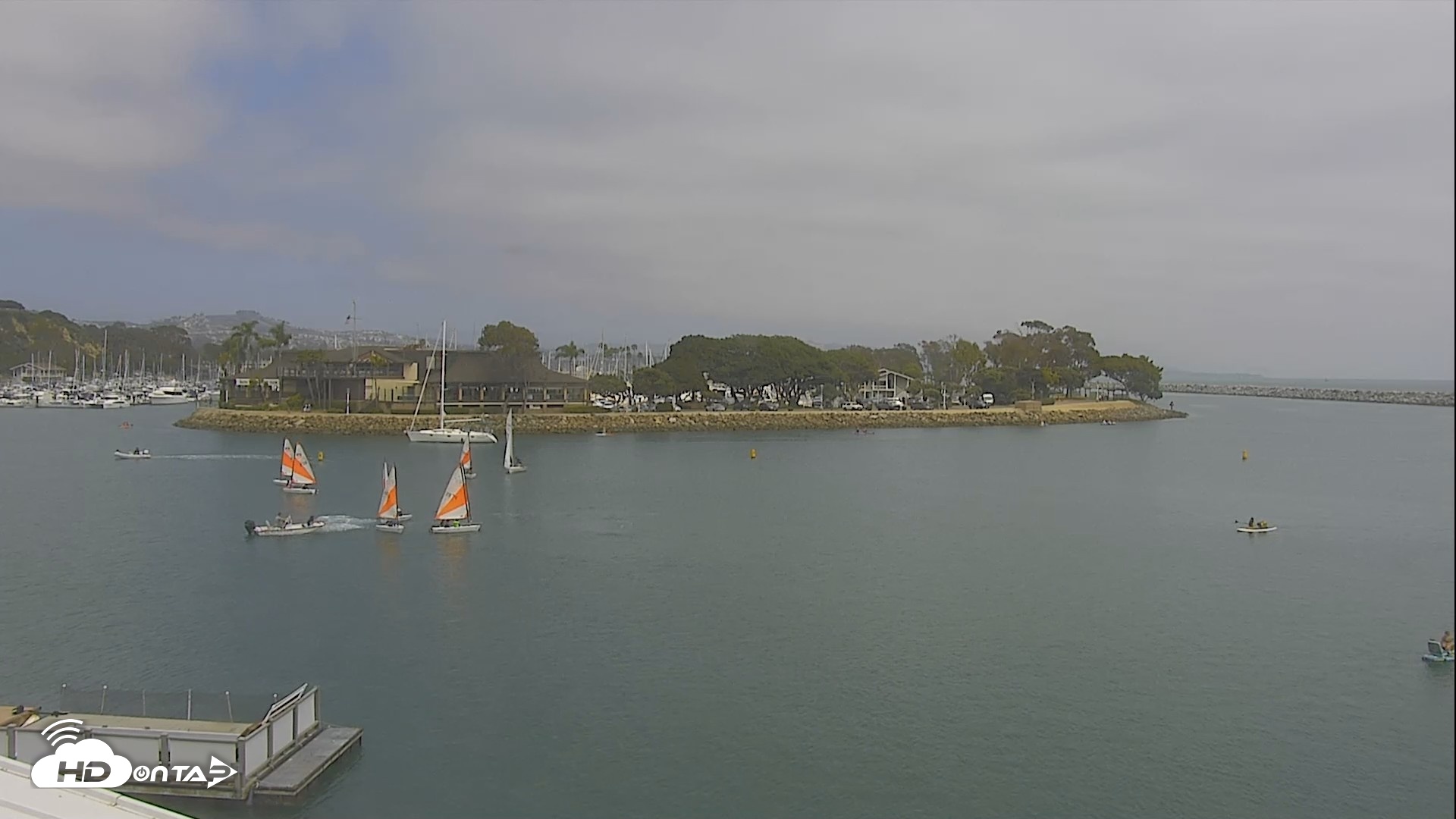 Snapshot of Dana Point Harbor Laguna Cliffs Resort Live Webcam taken Jun 24, 2026, 2:26pm PDT