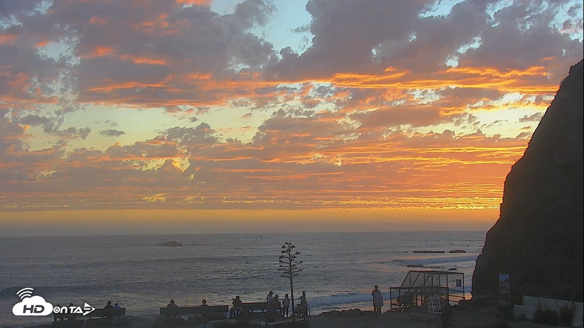 Snapshot of Dana Point Harbor Laguna Cliffs Resort Live Webcam taken Oct 21, 2025, 6:14pm PDT