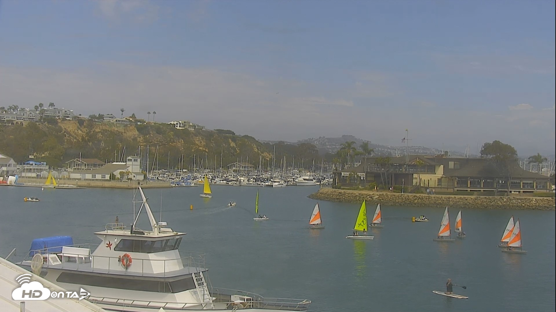 Snapshot of Dana Point Harbor Laguna Cliffs Resort Live Webcam taken Jul 13, 2026, 2:55pm PDT
