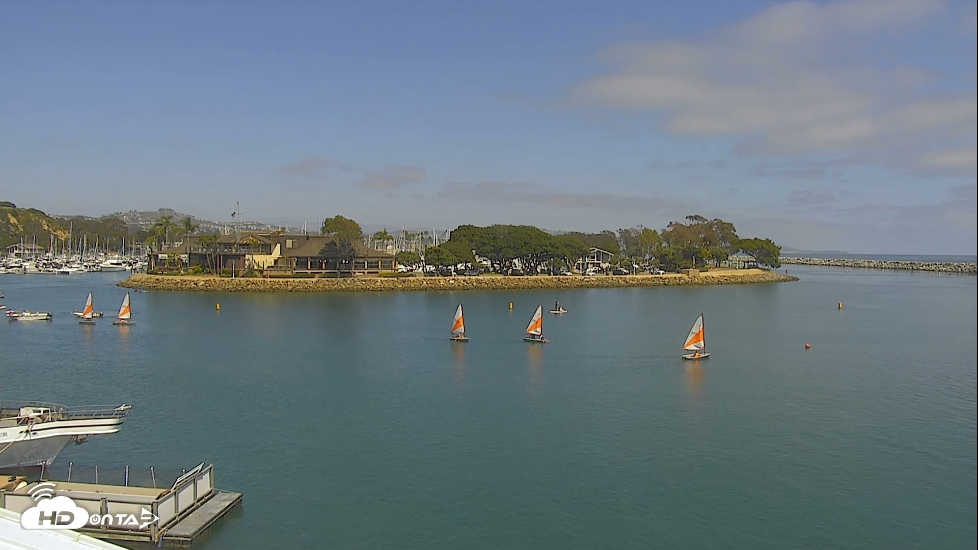 Snapshot of Dana Point Harbor Laguna Cliffs Resort Live Webcam taken Jun 17, 2026, 2:58pm PDT