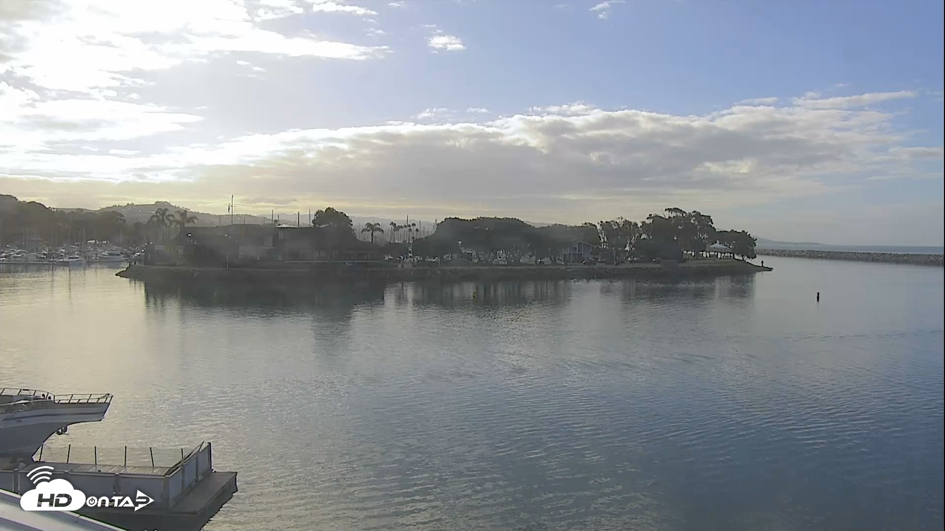 Snapshot of Dana Point Harbor Laguna Cliffs Resort Live Webcam taken May 28, 2026, 7:59am PDT