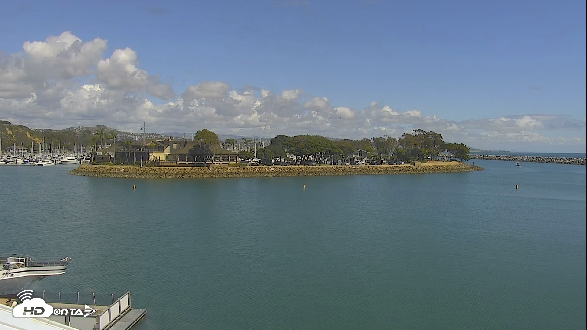 Snapshot of Dana Point Harbor Laguna Cliffs Resort Live Webcam taken Apr 13, 2026, 2:31pm PDT