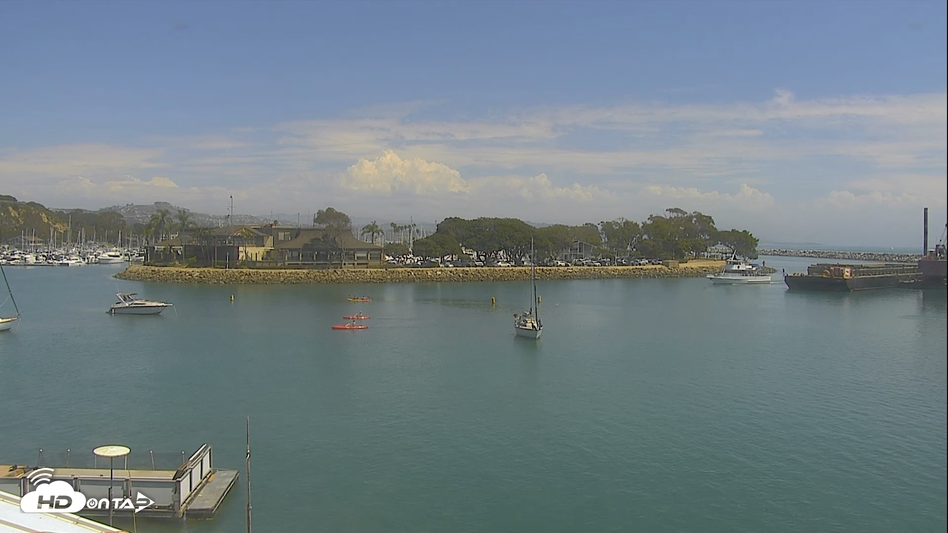 Snapshot of Dana Point Harbor Laguna Cliffs Resort Live Webcam taken Aug 26, 2026, 1:44pm PDT