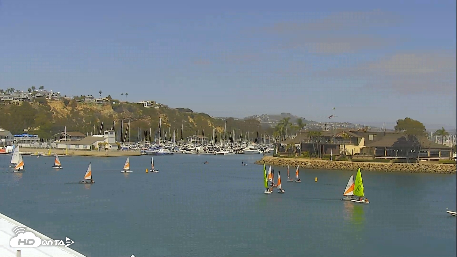 Snapshot of Dana Point Harbor Laguna Cliffs Resort Live Webcam taken Jun 17, 2026, 2:47pm PDT
