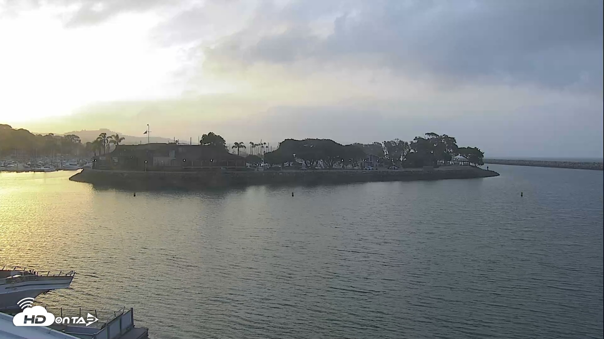 Snapshot of Dana Point Harbor Laguna Cliffs Resort Live Webcam taken May 18, 2026, 6:21am PDT