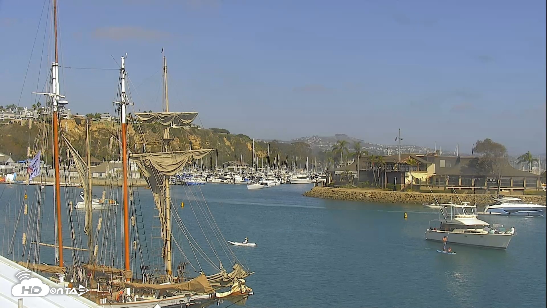 Snapshot of Dana Point Harbor Laguna Cliffs Resort Live Webcam taken Sep 13, 2026, 2:54pm PDT
