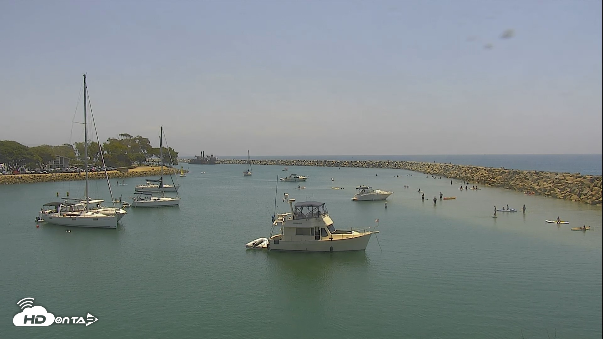 Snapshot of Dana Point Harbor Laguna Cliffs Resort Live Webcam taken Aug 9, 2026, 12:32pm PDT