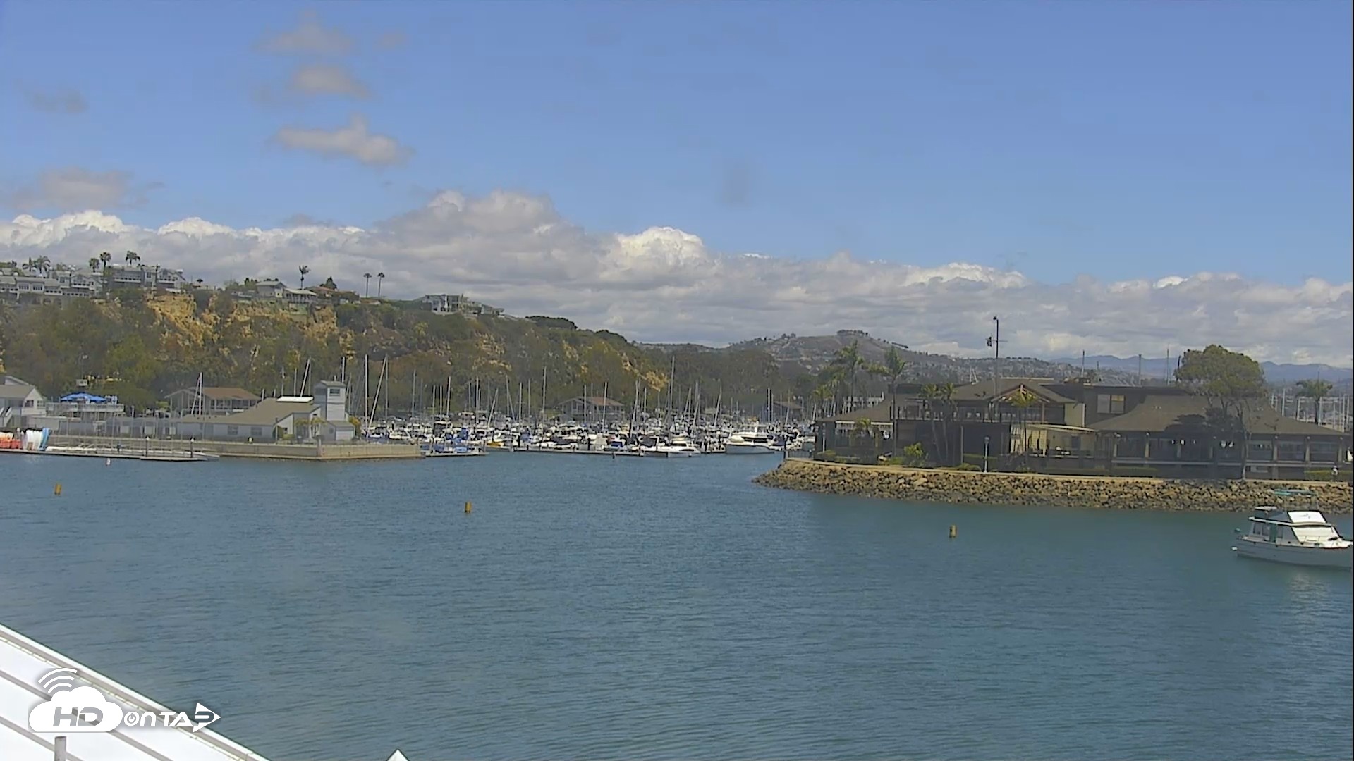 Snapshot of Dana Point Harbor Laguna Cliffs Resort Live Webcam taken May 29, 2026, 1:06pm PDT