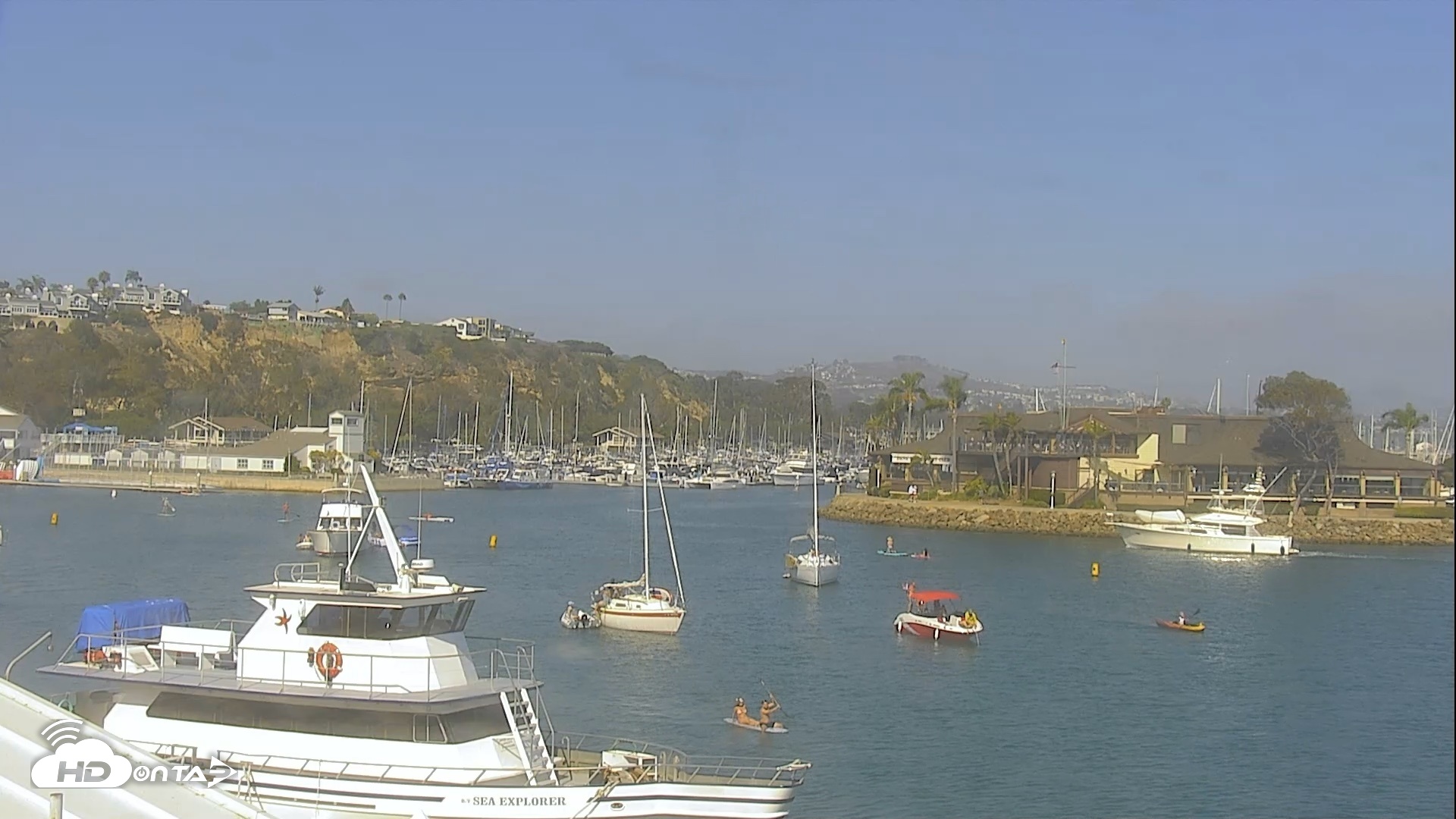 Snapshot of Dana Point Harbor Laguna Cliffs Resort Live Webcam taken Jul 19, 2026, 4:37pm PDT