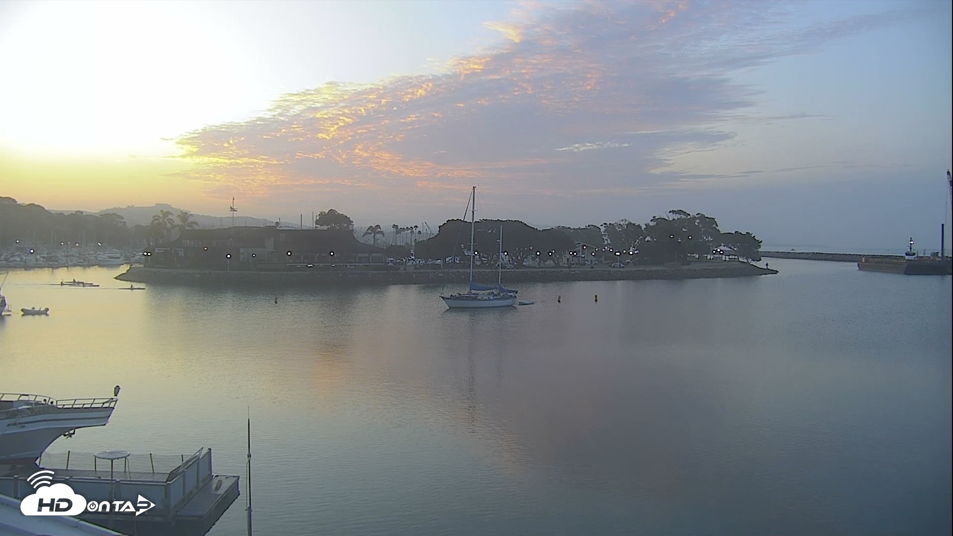 Snapshot of Dana Point Harbor Laguna Cliffs Resort Live Webcam taken Aug 6, 2026, 6:03am PDT