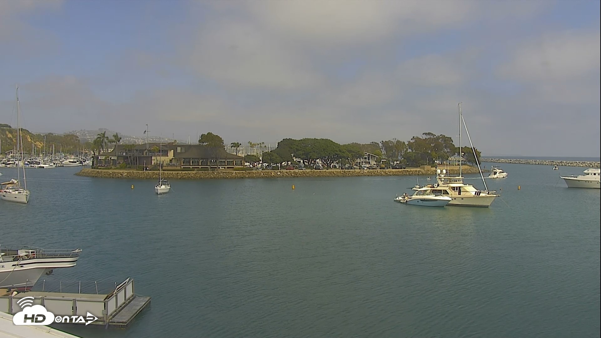 Snapshot of Dana Point Harbor Laguna Cliffs Resort Live Webcam taken May 21, 2026, 3:06pm PDT