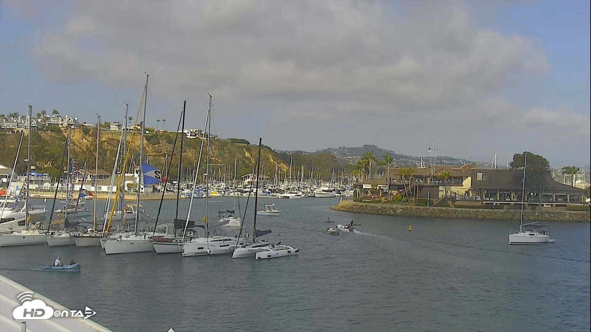Snapshot of Dana Point Harbor Laguna Cliffs Resort Live Webcam taken May 23, 2026, 4:47pm PDT