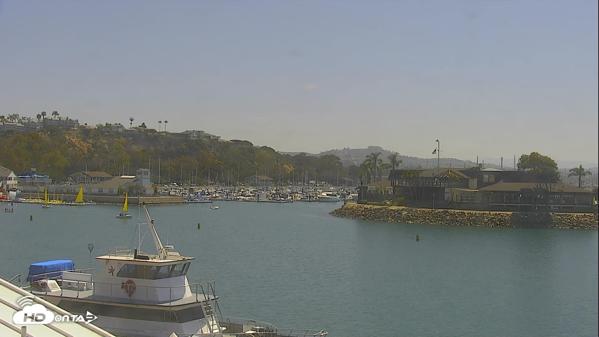 Snapshot of Dana Point Harbor Laguna Cliffs Resort Live Webcam taken Jun 22, 2026, 11:00am PDT