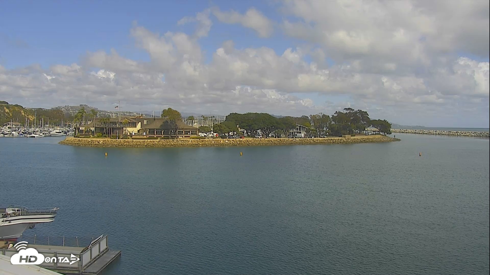 Snapshot of Dana Point Harbor Laguna Cliffs Resort Live Webcam taken May 27, 2026, 3:04pm PDT