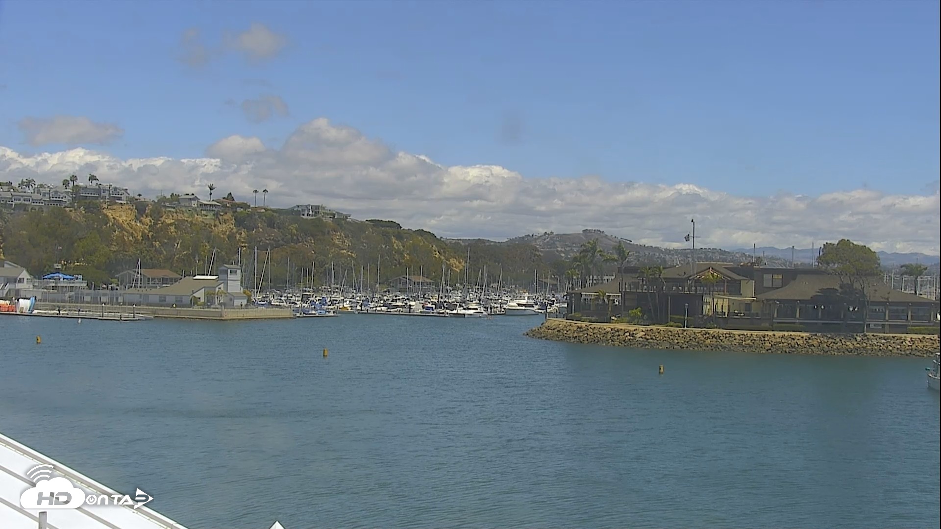 Snapshot of Dana Point Harbor Laguna Cliffs Resort Live Webcam taken May 29, 2026, 1:08pm PDT