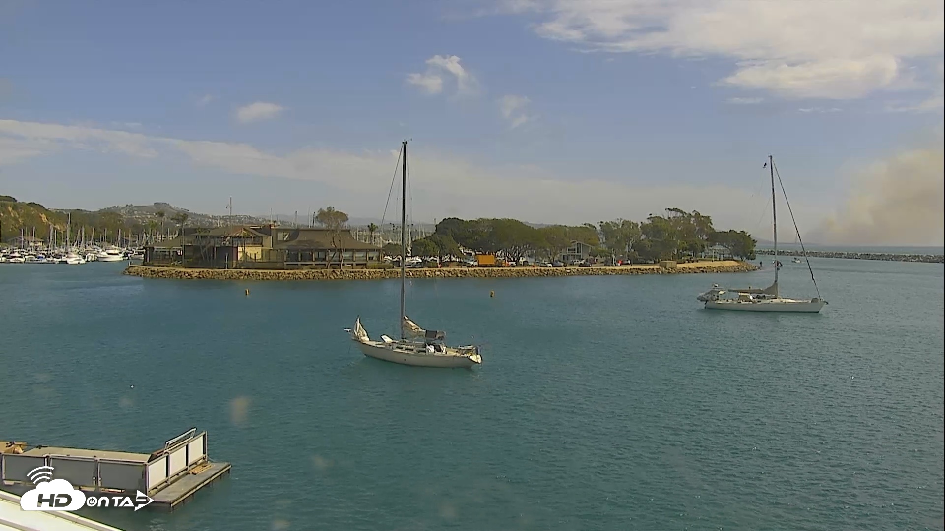 Snapshot of Dana Point Harbor Laguna Cliffs Resort Live Webcam taken Oct 16, 2026, 12:49pm PDT