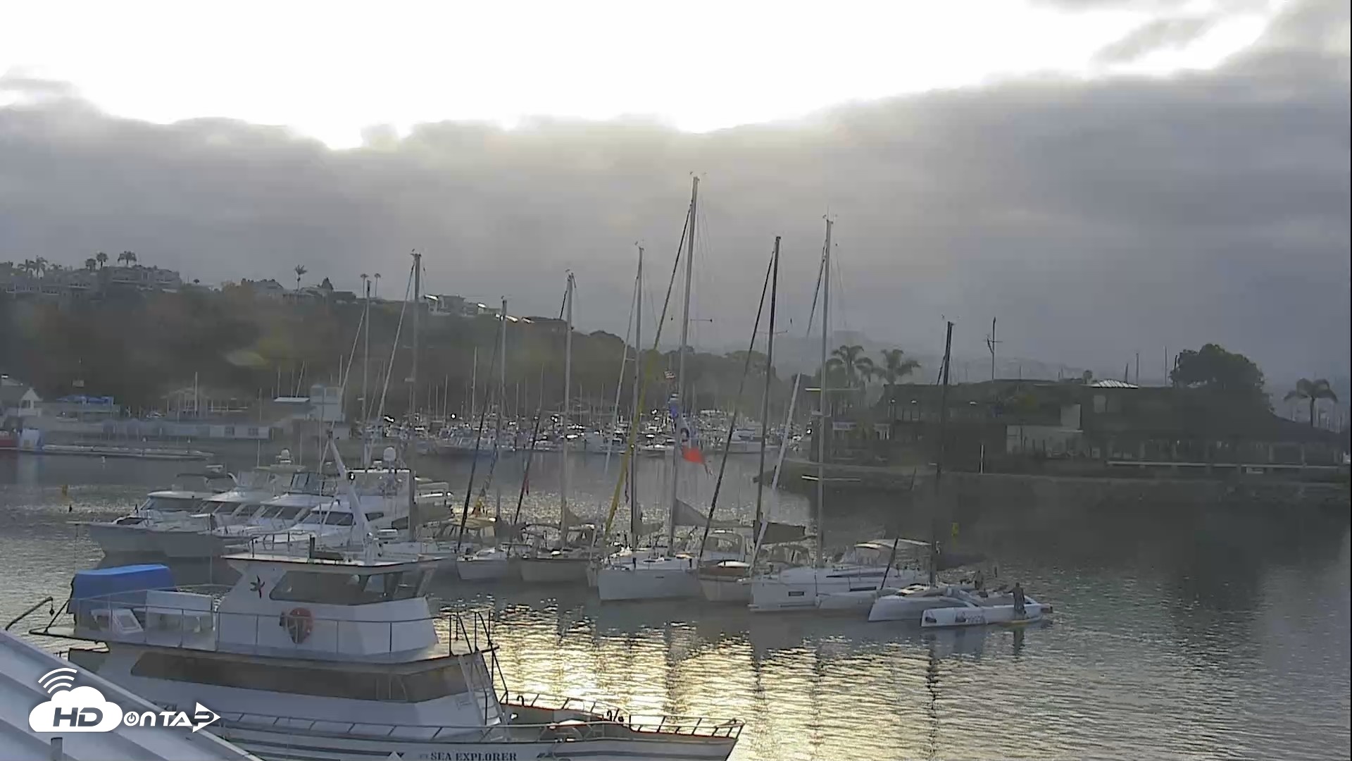 Snapshot of Dana Point Harbor Laguna Cliffs Resort Live Webcam taken May 25, 2026, 7:14am PDT