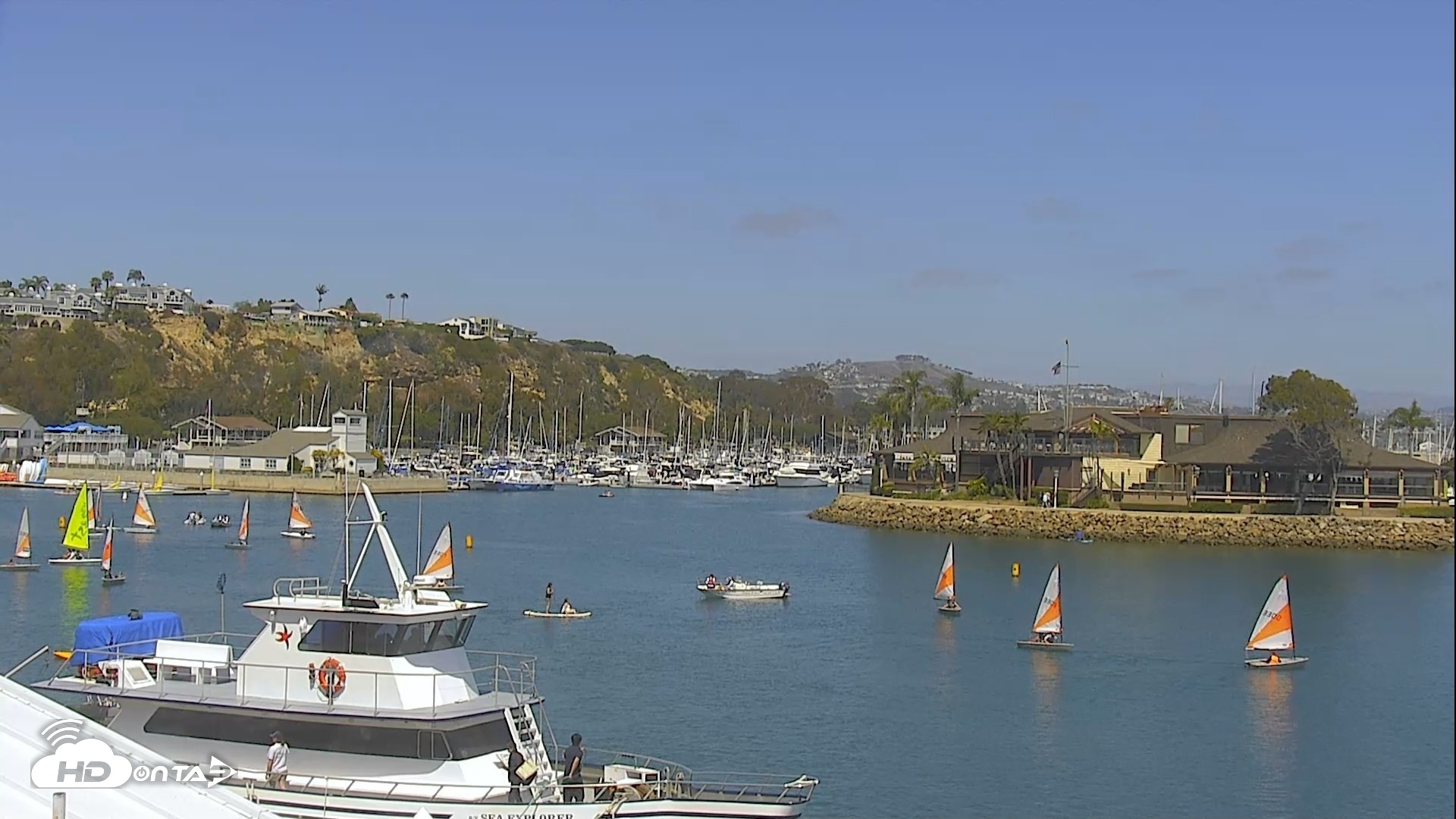 Snapshot of Dana Point Harbor Laguna Cliffs Resort Live Webcam taken Jun 17, 2026, 2:57pm PDT