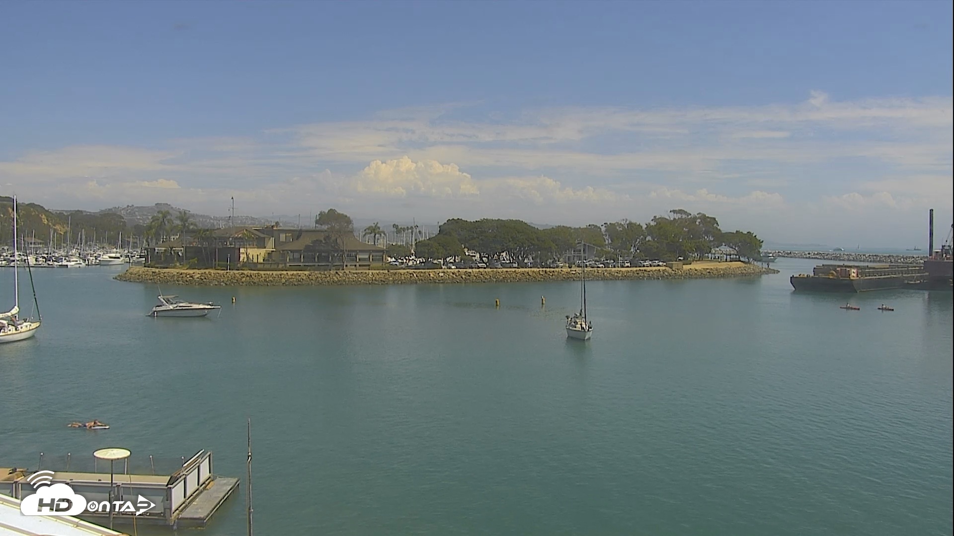 Snapshot of Dana Point Harbor Laguna Cliffs Resort Live Webcam taken Aug 26, 2026, 1:42pm PDT
