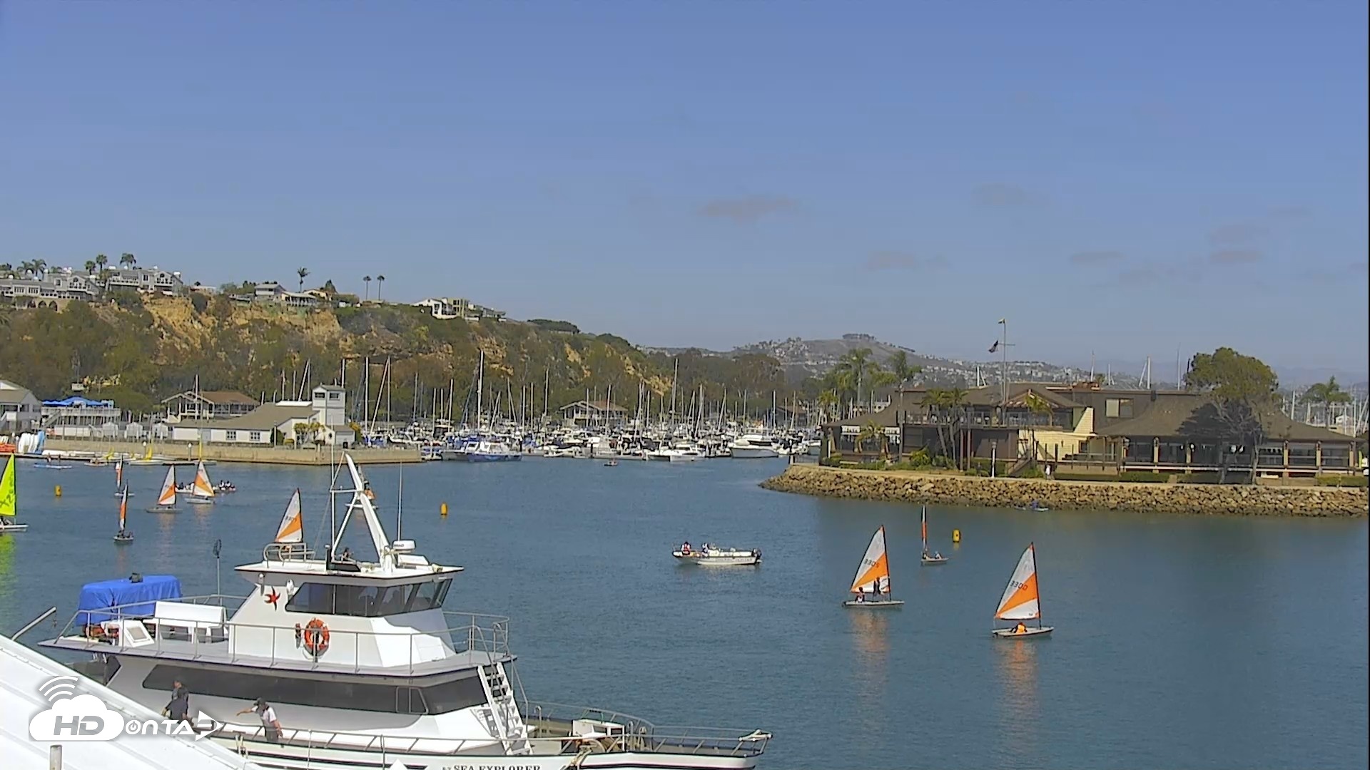 Snapshot of Dana Point Harbor Laguna Cliffs Resort Live Webcam taken Jun 17, 2026, 2:57pm PDT