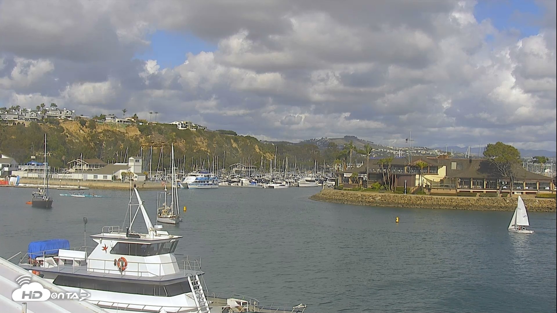 Snapshot of Dana Point Harbor Laguna Cliffs Resort Live Webcam taken Apr 13, 2026, 4:32pm PDT