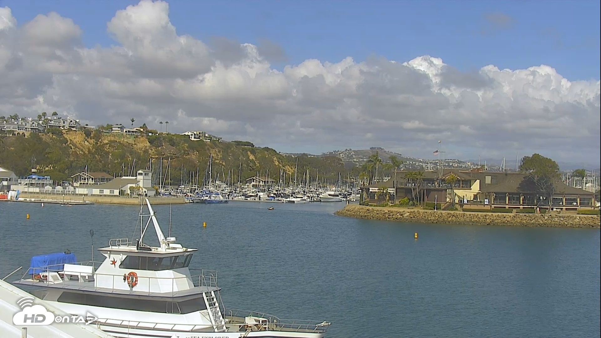 Snapshot of Dana Point Harbor Laguna Cliffs Resort Live Webcam taken May 27, 2026, 3:50pm PDT